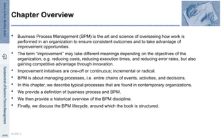 Lecture 1 Introduction to BPM Lecture 1 Introduction to BPM | PPTX