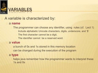 Vari Caracter Lecture 1 introduction to_computersb(2) | PPTX