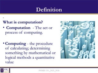 Lecture 1_Introduction to Computing.pptx BY STEPHEN ADINGO | PPTX