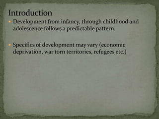 Introduction to developmental psychology | PPTX