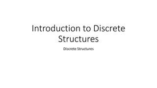 Comprehensive Introduction to Discrete Structures in Mathematics and ...
