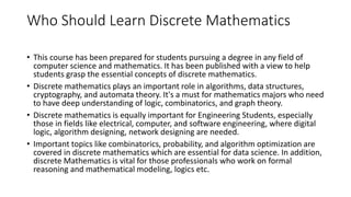 Comprehensive Introduction to Discrete Structures in Mathematics and ...