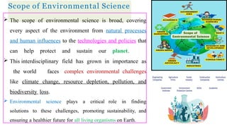Introduction to Environmental Science: Interdisciplinary Insights and ...