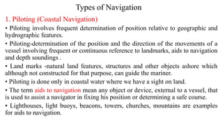 Comprehensive Introduction to Navigation and Seamanship Techniques | PPTX