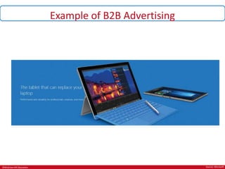 ©McGraw-Hill Education.
Example of B2B Advertising
Source: Microsoft
 