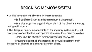 lecture 1_ intro to memory system.................. | PPTX