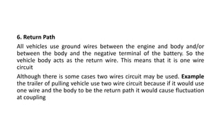 Lecture 1 layout of autoelectric system | PPTX