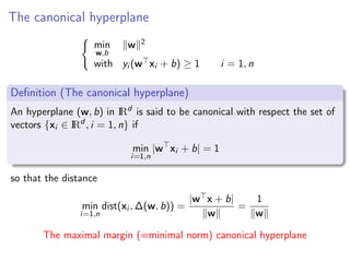 Lecture 1: linear SVM in the primal | PDF