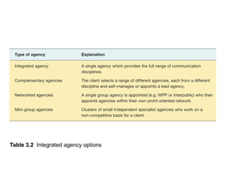 Table 3.2 Integrated agency options

 