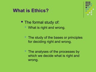 Lecture 1 medical_ethics.ppt medical ethics | PPT