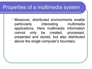Introduction to Multimedia Technologies | PPT