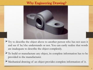 Mechanical Engineering Drawing And Orthogonal Projection | PPTX