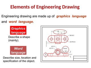Mechanical Engineering Drawing And Orthogonal Projection | PPTX
