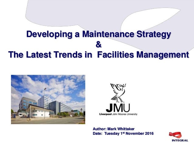 University facilities management strategy