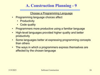 Using A Program Language Vs Building One LECTURE 1 OF SOFTWARE CONSTRUCTION.ppt