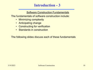LECTURE 1 OF SOFTWARE CONSTRUCTION.ppt