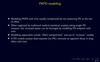 the biological basis of PKPD models for pharmacometrics | PDF