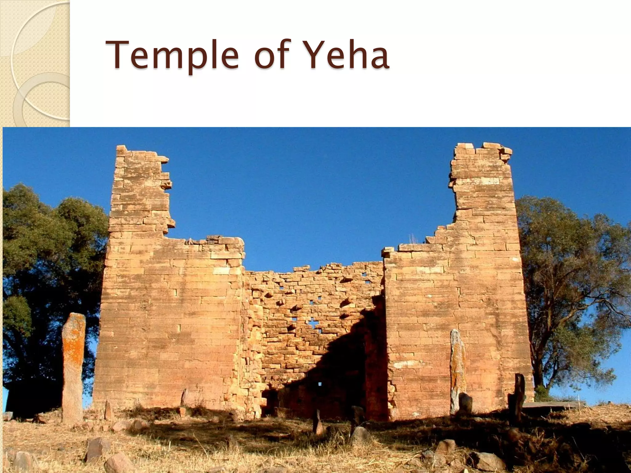 Temple of Yeha
 