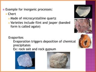 Inorganic Rocks