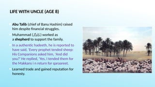 Hashim R Uncle Lecture 1 Seerah madni life islamic studies.pptx