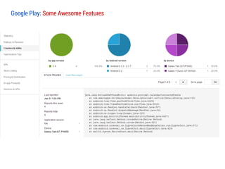 Google Play: Some Awesome Features

 