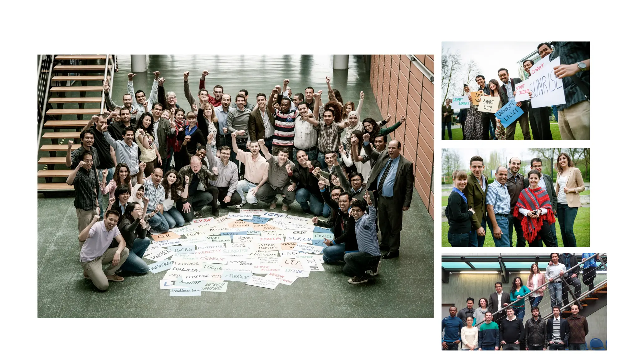 Un très grand nombre d’étudiants : doctorat, master
 