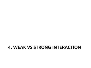 4. WEAK VS STRONG INTERACTION
 