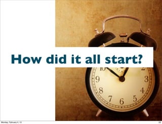 2003: Mainstream
•

YASNS: "Yet Another Social
Networking Service." (Clay Shirky)

•

professional: LinkedIn,Visible Path,
Xing (formerly openBC)

•

passion-centric: Dogster (dogs),
Care2 (activists), Couchsurﬁng
(travel), MyChurch (christian), Flickr
(photos), Last.FM (music),YouTube
(video)

•

MySpace to compete with Friendster,
Xanga, AsianAvenue; 2004 massive
popularity (bands, teenagers); 2005
News Corporation purchase for $580

•

popularity in Philippines, Singapore,
Malaysia & Indonesia
Social Web 2014, Lora Aroyo!

Monday, February 3, 14

 