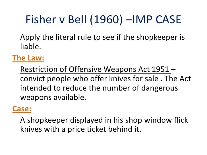 Lecture 1 statutory interpretation on Literal Rule