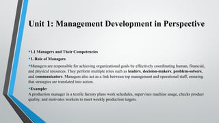 Lecture on Training and Development in Management Prespective | PPTX