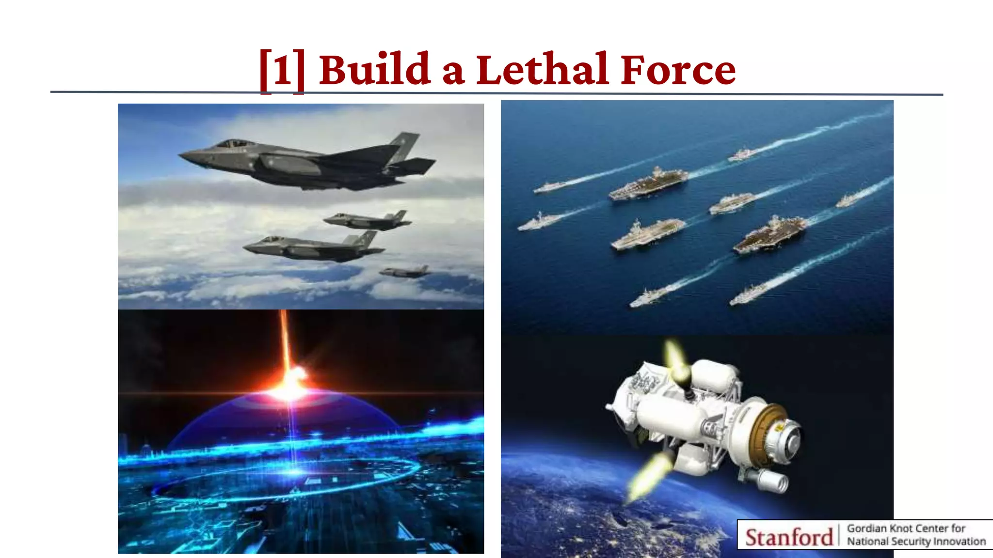[1] Build a Lethal Force
 