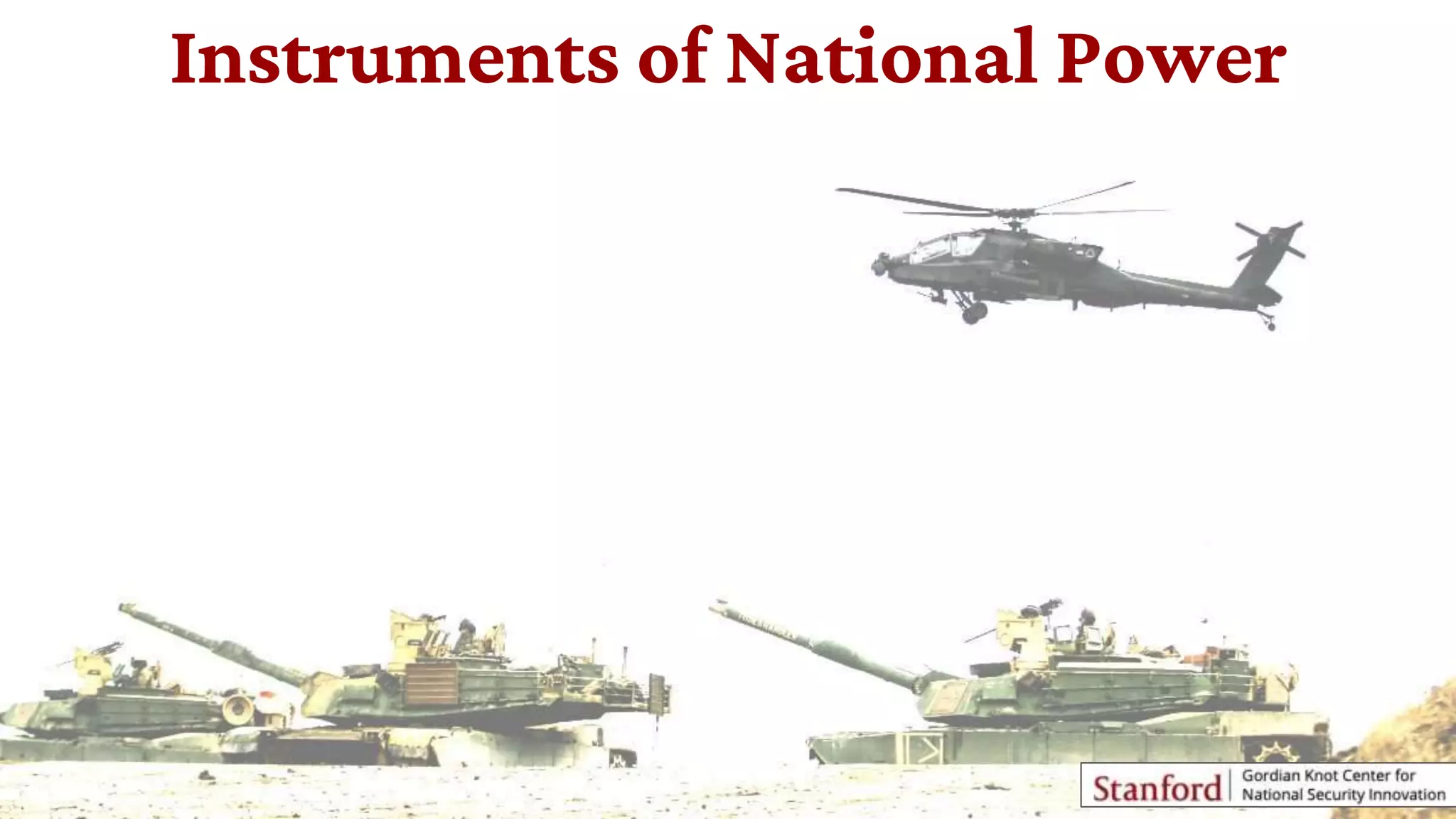Instruments of National Power
 