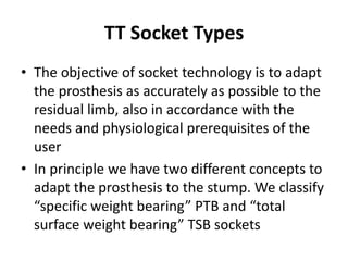 Lecture 1;TRANSTIBIA PROSTHETICS-1.ppt