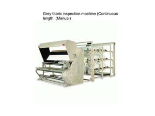 Grey fabric inspection machine (Continuous length  (Manual)  