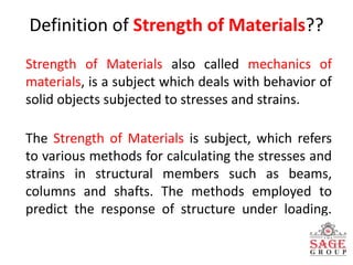 Load, Stress and Strain | PPT