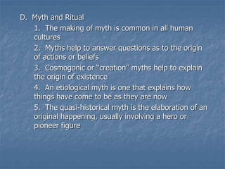 Lecture 1: World Religions | PPTX