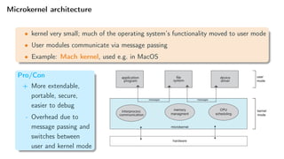 lecture 2 notes on operating systems concepts course | PDF