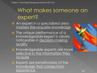 Lecture 2 - KNOWLEDGE MANAGEMENT SYSTEMS LIFE CYCLE | PPTX