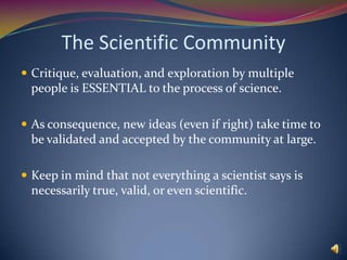 Theory and FactA fact is a simple, direct piece of informationUsually something directly measured or observed.A theory is an organizing frameworkWe use a theory to bring facts together, to explain them and how they relate.In science, the theory is more important, because it:Explains the factsHelps us predict new facts