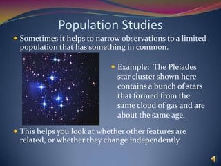Stage 2: Specific Groups