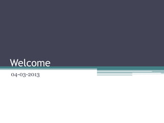 Welcome
04-03-2013
 