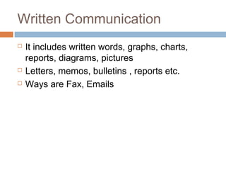 Lecture 2.1 oral and written communication | PPT
