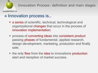 Innovation as a core business process | PPTX