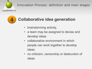 Innovation as a core business process | PPTX