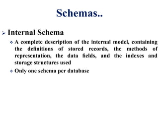 Database systems - Chapter 2 | PPTX