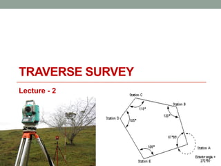 Surveey Traverse Survey Part 1/2 | PDF