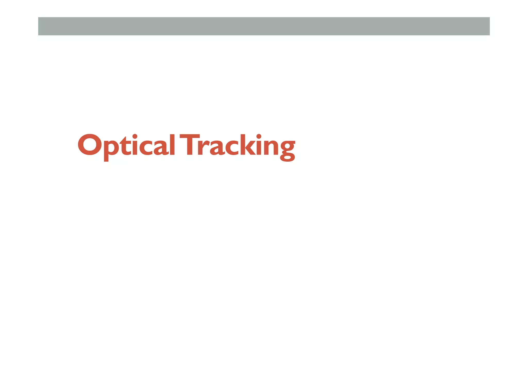 OpticalTracking
 
