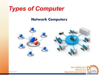 Types of Computer
Network Computers
624 October 2017
 