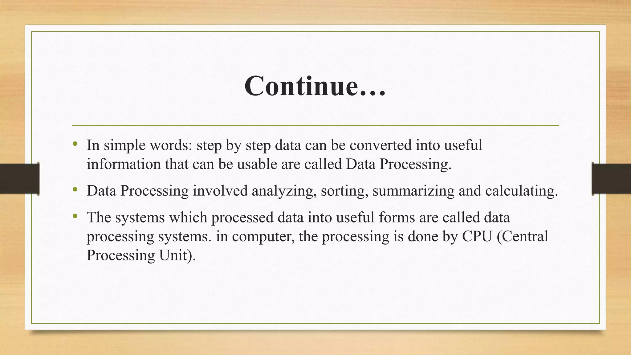 Basics of Computer | PPTX