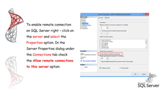 Make SQL Server DB Accessible Remotely | PPT